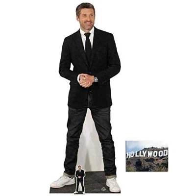 Image of BundleZ 4 FanZ Patrick Dempsey Lifesize Cardboard Cutout/Standee Fan Pack, 181cm x 68cm Includes Mini Cutout and 8x10 Photo