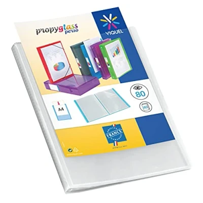 Image of 80 Views in PROPYGLASS Viquel Customizable Binder Clear