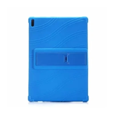 Image of kuaijiexiaopu covers For Lenovo Tab 4 10 TB X304F X304N X304L, Soft Case Silicone Stand Plus X704L X704F/N (Color : Dark blue)
