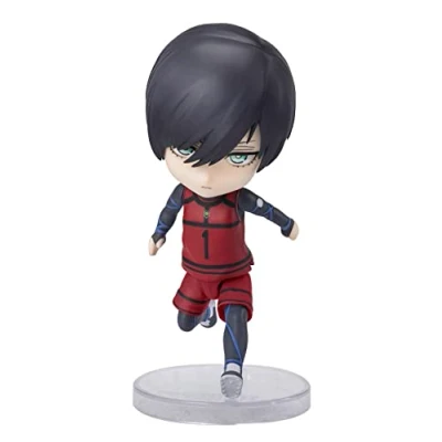 Image of BANDAI Tamashii Nations Blue Lock Rin Itoshi, Spirits Figuarts Mini Action Figure