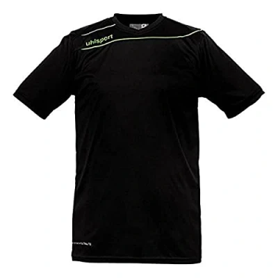 Image of Uhlsport Men Stream 3.0 Jersey Black/Green Flash, 2X Small/X Small