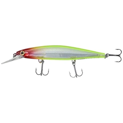 Image of Rapala Shadow Rap Deep Lure with Three No. 6 Hooks, 1.2 2.4 m Swimming Depth, 11 cm Size, Clown