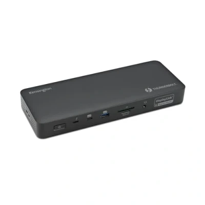Image of Kensington SD5920T EQ Thunderbolt 4 Quad 4K Hybrid Dock with DisplayLink Technology, SD &amp; Micro Card Readers, 100W Power Charging, Ethernet USB A C 3.2 Ports (K35234EU)