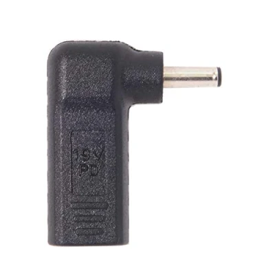 Image of Cablecc USB 3.1 Type C to DC 19V Adapter PD Emulator Trigger 90 Degree Angled (4.0 * 1.3MM)