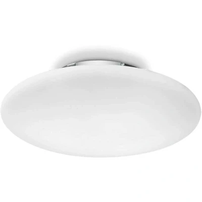 Image of Smarties Bianco 3 Light Large Ceiling Flush White, E27