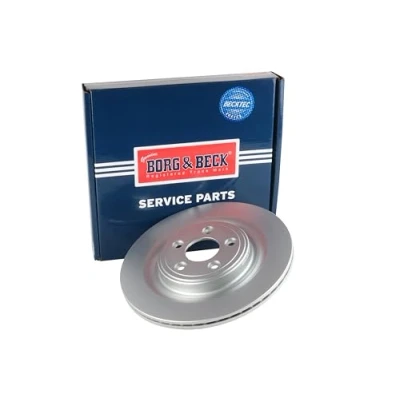 Image of Borg &amp; Beck BBD5826S Brake Disc Single (Rear): Jaguar S Type, XF 06