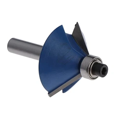 Image of LOVIVER Chamfer Bevel Edging Router Bit, Bits, 1/4inch Shank Woodworking Cutter Tools
