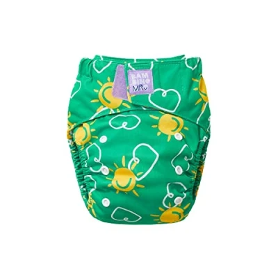 Image of Bambino Mio, Revolutionary Reusable Nappy Sustainable, Washable, Chemical Free Eco from Newborn to Toddler (Shine)