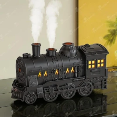 Image of Diffuserlove Essential Oil Diffuser 300ML Train Cool Mist Humidifier Quiet Aromatherapy with Night Light for Bedroom Desk