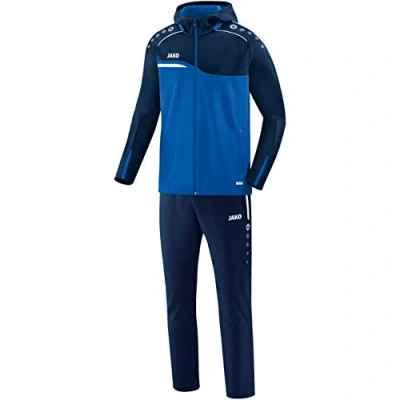 Image of JAKO Competition 2.0 M9618 Women&#039;s Tracksuit with Hood, Royal/Navy, Size 8