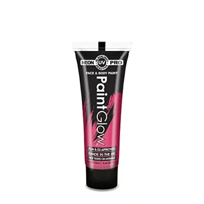 Image of PaintGlow, Pro UV Face &amp; Body Paint Water Based, 13ml, Red