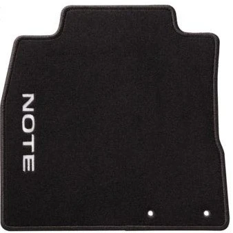 Image of Genuine Nissan Note 2013 Onwards Set Of 4 Velour Carpet Car Mats. KE7553VV11