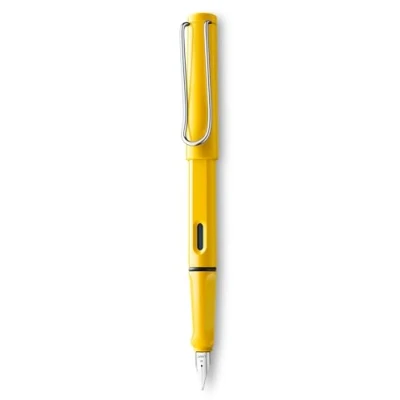 Image of LAMY safari Fountain Pen Elegant Design Cool Pens, Best Pens For Smooth Writing, Journaling, and Calligraphy Yellow Fine Point