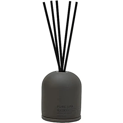 Image of Blomus Kyoto Yume Tarmac Room Fragrance Set, Concrete, coloured glass, plastic, 9 cm