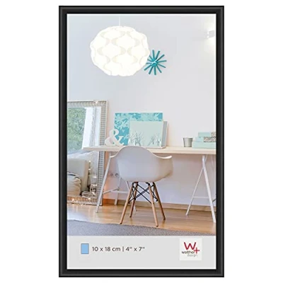 Image of walther Design Picture Frame Black 10 x 18 cm New Lifestyle Plastic KV118B
