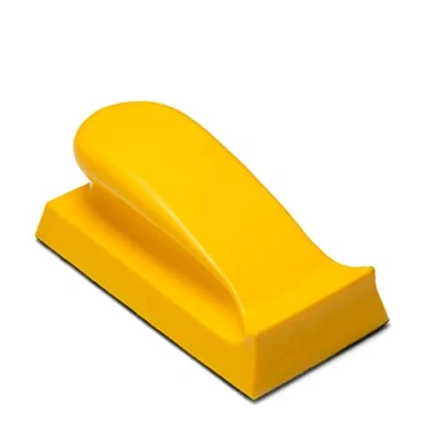 Image of Glass Polish 15915 Hand Sanding Block, Hook &amp; Loop Handheld Pad 135 x 70 mm