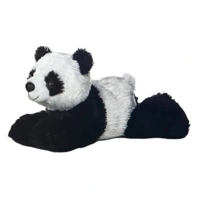Image of Aurora® Adorable Mini Flopsie™ Mei Mei™ Stuffed Animal Playful Ease Timeless Companions White 8 Inches