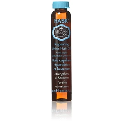 Image of Hask Vials Argan Oil Healing Shine Hair Treatment0.625 Ounce(12 Pieces) (18ml)