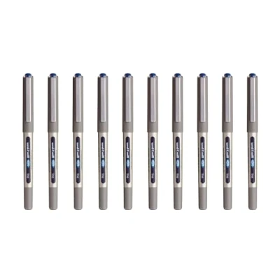 Image of Uni ball UB 157 Eye Fine Rollerball Pens, Blue Super Ink, .7mm Nib, Box of 12