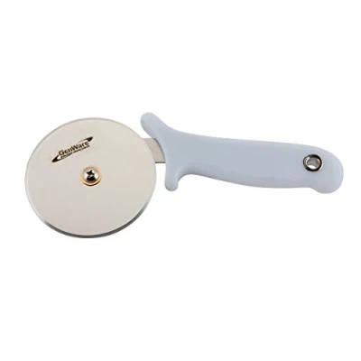 Image of Genware Pizza Cutter White Handle Single