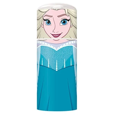 Image of Frozen Kids Water Bottle with Integrated Straw 12oz Leak Proof School Sports Leisure