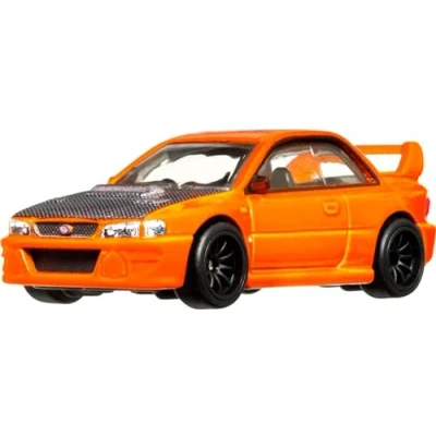 Image of Hot Wheels Car Culture Circuit Legends Vehicles for 3 Kids Years Old &amp; Up, Subaru WRX Sti 22B, Premium Collection of 1:64 Scale