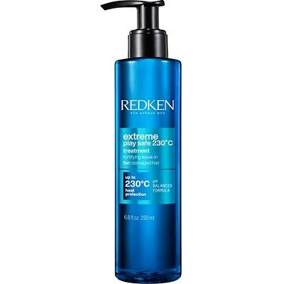Image of REDKEN Hair Treatment, Leave In Heat Protection, For Damaged Hair, Extreme Play Safe 230, 250 ml