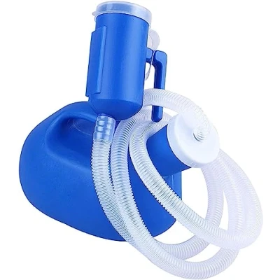 Image of VermiS Homecraft Male Urinal, Urinal for Men Spill Proof Men&#039;s Potty Portable Pee Bottle 2000 ML Home Camping Car Travel