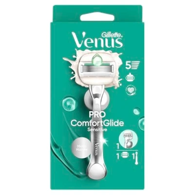 Image of Gillette Venus ComfortGlide Sensitive Razor + 1 Blade Refill, Womens Razors &amp; Blades