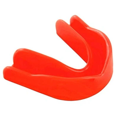 Image of Senior Junior Gum Shield Mouth Guard Protection for Sports (Red, Junior)