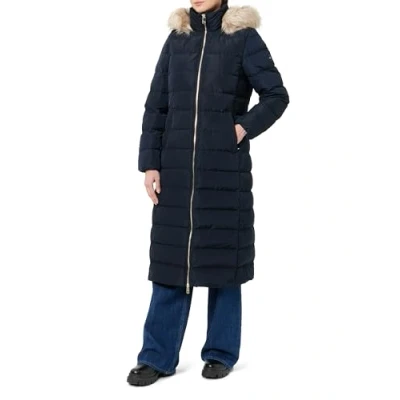 Image of Tommy Hilfiger Heritage TYRA MAXI Down coat, Women&#039;s, Size: Medium, Desert sky