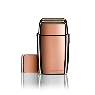 Image of Babyliss Pro Cordless Titanium Dual Foil Shaver Rose Gold