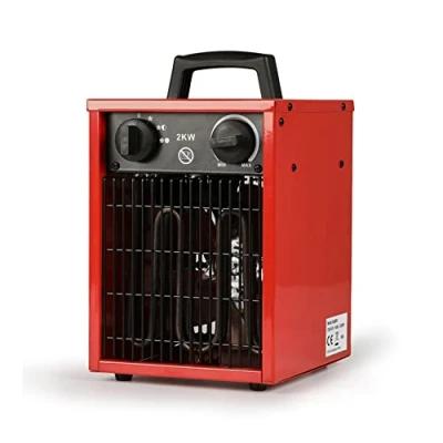 Image of SAVING HUB 2KW Greenhouse Heater Thermostatic Temperature Control Indoor Outdoor Green House Electric Portable Garden, Workshop, Garage IP24 Rated 20cm(W) x 23cm(H) 33.5cm(D)