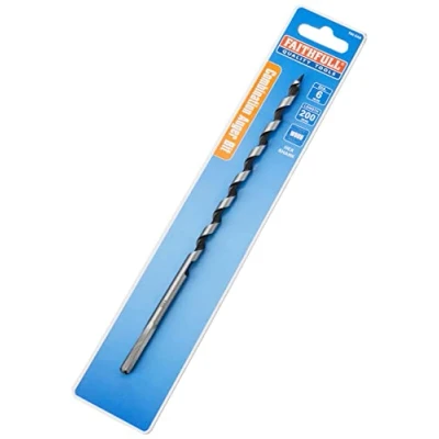 Image of Faithfull FAICA6 Comb Auger Bit 6MM X 200MM 0/L, Bunt