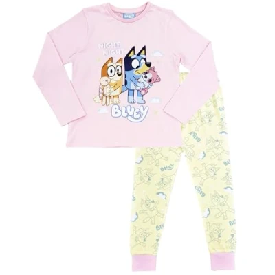 Image of Bluey Girls Pyjamas Bingo Dog Night PJs (Bluey Night, 18 24 Months)