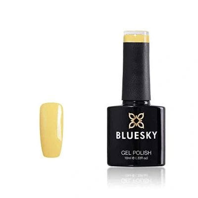 Image of Bluesky Gel Nail Polish, Sunny Yellow, A118, Long Lasting, Chip Resistant, 10 ml (Requires Curing Under UV LED Lamp)