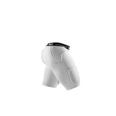 Image of Mcdavid Unisex&#039;s Adult Hex Thudd Basketball Shorts, White, XXL