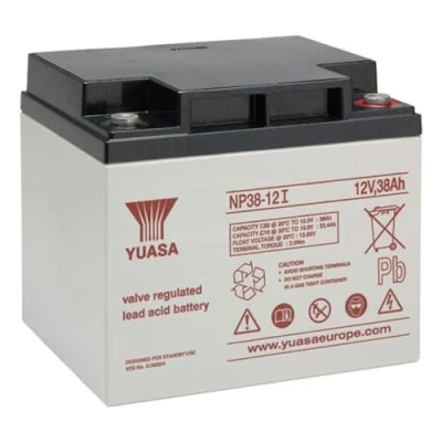 Image of Yuasa NP38 12 Valve Regulated Lead Acid (VRLA) Battery 12V 38Ah