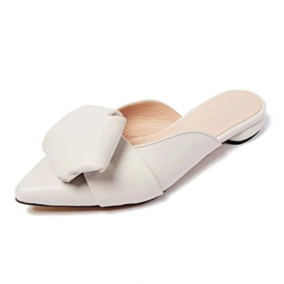 Image of L37 HANDMADE SHOES Women&#039;s LA Playa Sandal, White, 2 UK