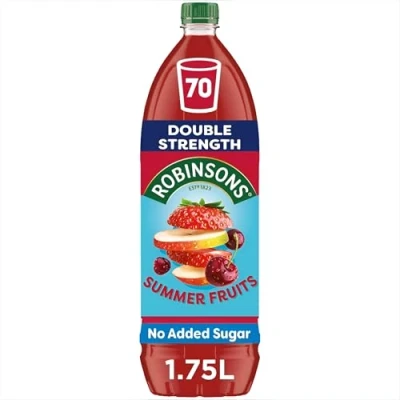 Image of Robinsons Summer Fruits No Added Sugar Squash 1.75L