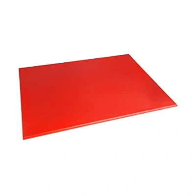 Image of Hygiplas Large High Density Red Chopping Board for Raw Meat 60x45cm