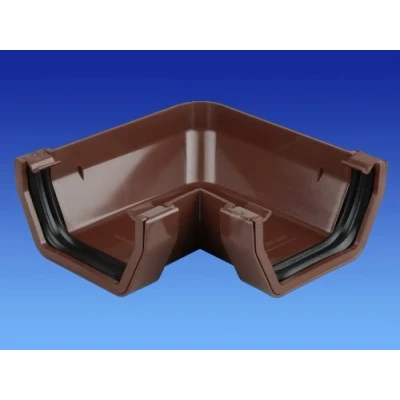 Image of Wavin OSMA Squareline Angle (90 deg) 100mm Brown 4T803n