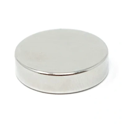 Image of N42 Neodymium Disc Magnet 1 in. dia x 1/4 thick 25.1lbs Pull (Pack of 1)