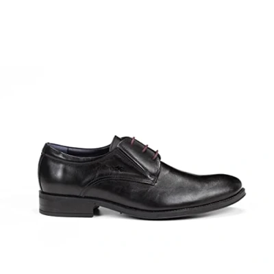 Image of Fluchos Men&#039;s Heracles Derby Lace up Shoes, Black 000, 7.5 UK