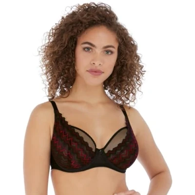 Image of Festival Vibe High Apex Bra Black 30F