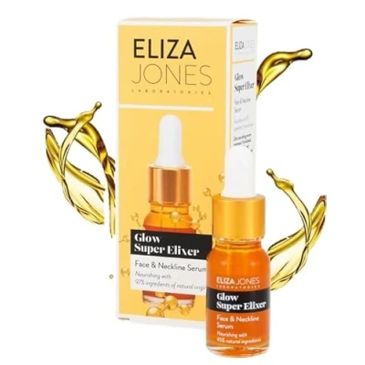 Image of Eliza Jones Laboratories Face Serum, Neck Serum (Glow Super Elixer: Natural Ingredients, 10 ml)