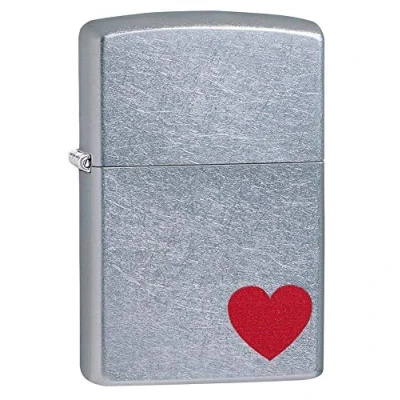 Image of Zippo Love Regular Lighter Street Chrome