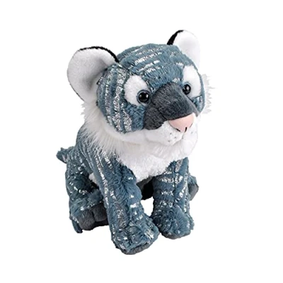 Image of Wild Republic Tiger, Foilkins, Stuffed Animal, 12 inches, Gift for Kids, Plush Toy, Fill is Spun Recycled Water Bottles