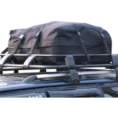 Image of Hilka 83290504 180L Water Resistant Roof Bag, Black