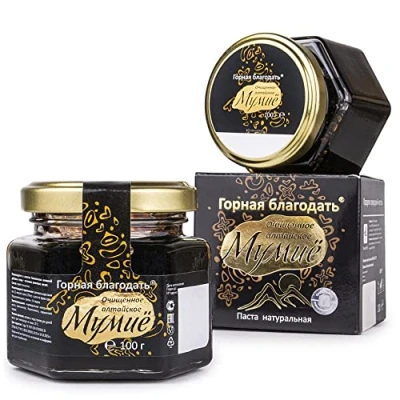 Image of Natural 100% Siberian Shilajit Altai Pure Resin Алтайское Мумие 100g / 3.5 oz